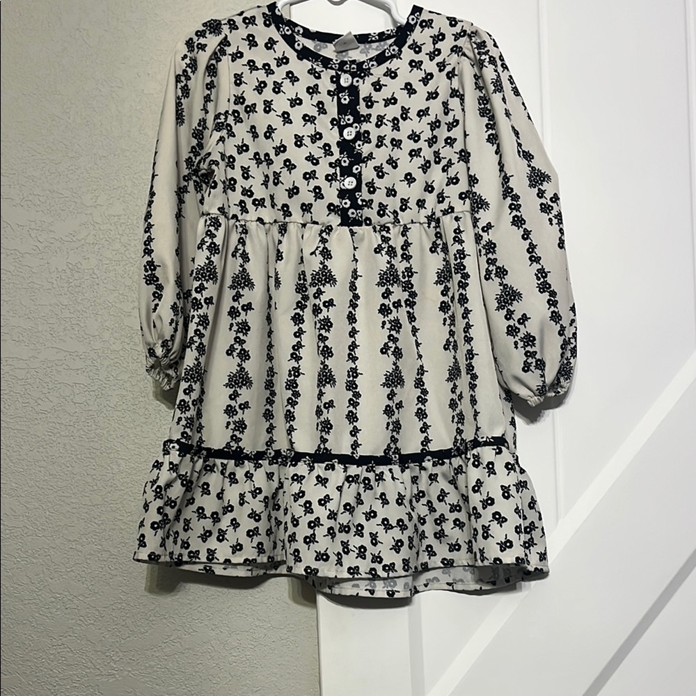 Floral Black and White Dresses